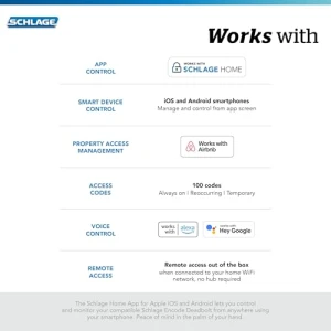 Encode Deadbolt Smart Lock — Smart Lock, SCHLAGE