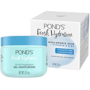 Gel Face Moisturizer for 24 hour Hydration and Luminous Skin, POND'S
