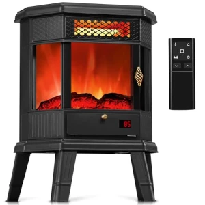 Freestanding Fireplace Stove, RealSmart
