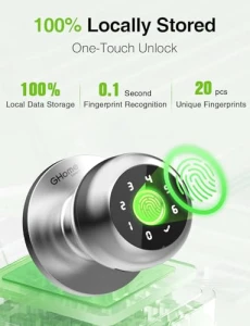 Smart Fingerprint Door Lock — Smart Lock, GHome Smart