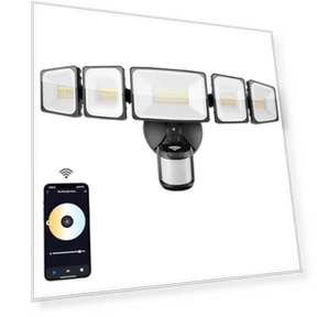 Smart LED Security Lights Motion Sensor Outdoor — Outdoor Security & Flood Lighting, Onforu