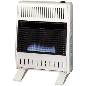 Ventless Natural Gas Blue Flame Space Heater with Thermostat Control, ProCom