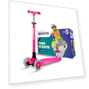 3 Wheel Kick Scooter for Children and Toddlers — Electric Vehicles, HighMaster
