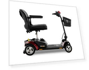 4-Wheel Mobility Travel Scooter — Mobility Scooters, Pride Mobility