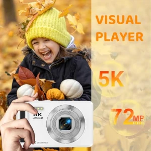 5K Digital Camera with 16X Zoom, YiFuar