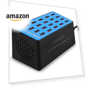 100W 20-Port USB Charging Station — Power Hubs, Shenzhen Wanlongxin Electronic Technology Co., Ltd.
