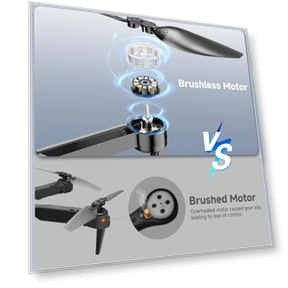 4K Camera Drone with Brushless Motor — Drones, PLEGBLE