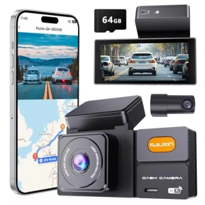 Front and Rear Dash Cam with 3.69” IPS Display — Dash Cam, RUILIXIN