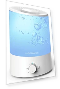 Healthy Top-Refill Cool Mist Humidifier — Air Moisturizers, MEGAWISE