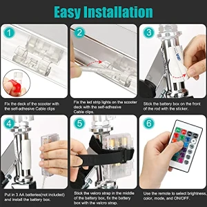 LED Scooter Deck Light, Waybelive