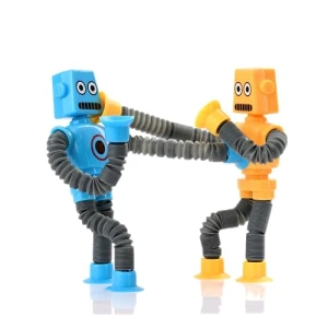 Sensory Robot Toys 4pk - Top Pop Tubes Fidget, NUTTY TOYS