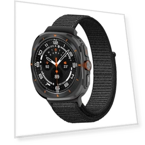 Plastic Connector Nylon Loop Watch Band — Bands, Samsung