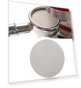 Stainless Steel Sintered Sheet Coffee Splash Filter — Reusable