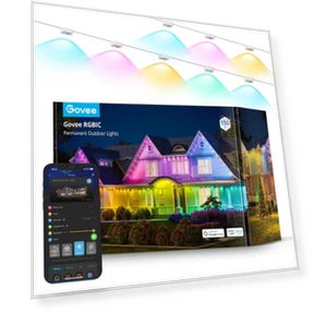 RGBIC LED Permanent Outdoor Lights — Outdoor Security & Flood Lighting, Govee