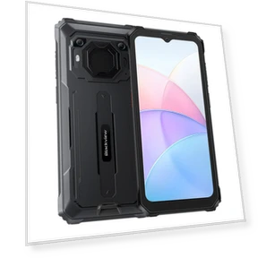 6.56-Inch 4+64GB 13000mAh Loud Speaker 4G Ruggedized Cellphone — Dry Bags, Blackview