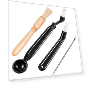 4 Piece Coffee Machine Cleaning Brush Set — Brushes