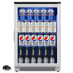 Built-in Beverage Refrigerator with Lock, Weili