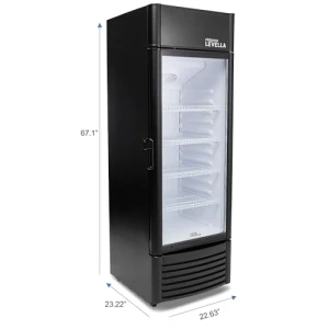 Glass Door Display Refrigerator — Smart Refrigerator, PremiumLevella