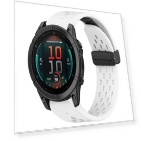 Hole Folding Buckle Silicone Watch Band — Wearable Accessories, Garmin