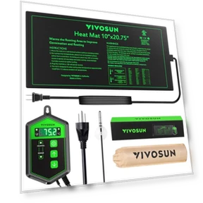 Seedling Heat Mat and Digital Thermostat Combo Set — Heating Mats, VIVOSUN