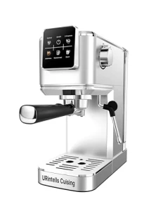 Touch Screen Espresso Maker with Steam Milk Frother — Coffee Maker, URintells Cuising