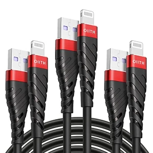 MFi Certified iPhone Charger Cable 3 Pack, OIITH