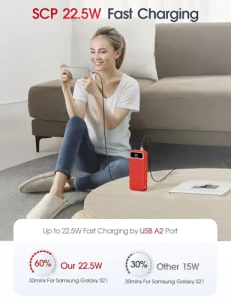 Portable Charger Power Bank with Built-in Cables and AC Wall Plug — Power Bank, Dongguan Xionel Electronic Technology Co., Ltd