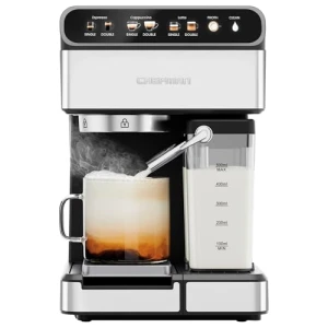 Digital Espresso Maker with Built-In Frother — Coffee Maker, Chefman