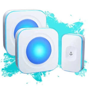 Wireless Doorbell with Flash LED Light, JSIEEM