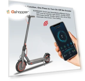 8.5 inch Electric Scooter — Electric Self-Balancing Scooters, SUNNIGOO