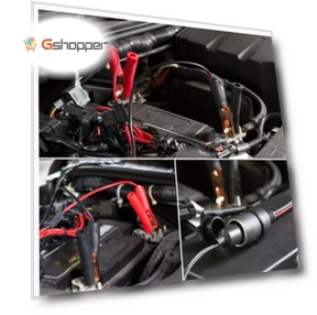 Car Cigarette Lighter Socket To Battery Alligator Clip Connector — Car Power Solutions