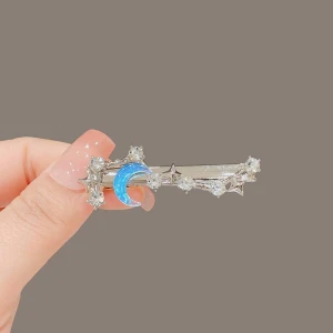 Fringe Hair Clip, Dopamine