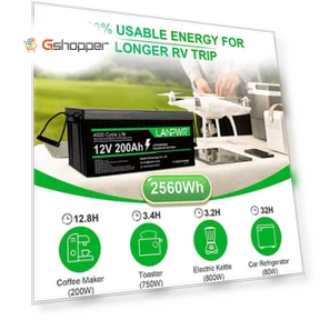 Lithium Battery Pack Backup Power — 12V Batteries, LANPWR
