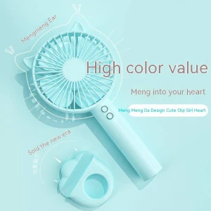 USB Handheld Small Fan with Night Light