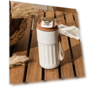 Coffee Thermos With Temperature Display — Beverage Warmers