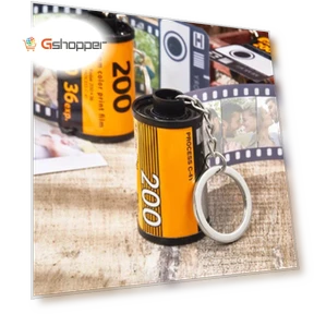 Colorful Camera Roll Keychain — Keyrings & Keychains