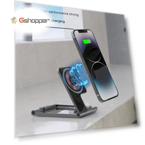 Folding Magsafe Transparent Magnetic Three-in-One Wireless Charger — Chargers