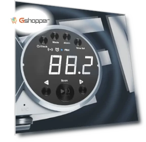 Multifunction Wireless Charger with Speaker, FM Radio, and Alarm Clock — Alarm