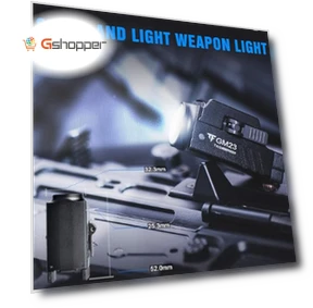 Pistol Light 800 Lumens Bright Weapon Rail Mounted Flashlight — Flashlights, TrustFire
