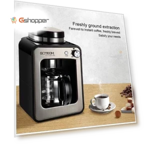 Automatic Grinding All-in-One Commercial Freshly Ground Drip Coffee Maker — Electric Blade Coffee Grinders
