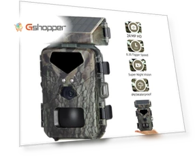 IR Tracking Camera with Solar Panels — Outdoor & Wildlife Cameras, SUNTEK