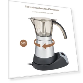 Aluminum Alloy Electric Mocha Coffee Maker Filter — Brewing Excellence