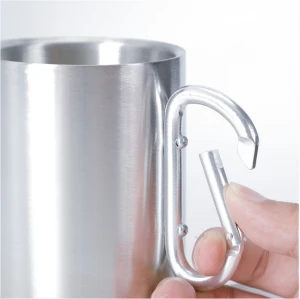 Double Mug Water Cup with Hiking Buckle