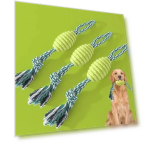 Knot Pet Bite Resistant Teeth Cleaning Toy — Ropes