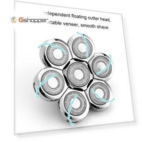 Replaceable Washable Double-Ring Foil and Floating Cutter Head — Replacement Heads