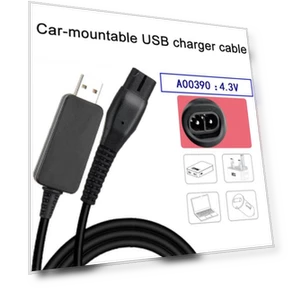 USB Charger Cable for Philips Shaver — Chargers, Philips