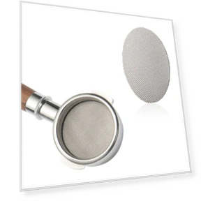 Stainless Steel Sintered Sheet Coffee Splash Filter — Permanent