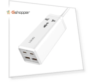 65W USB C Charger 4 Ports USB Output Desktop Power Strip — Chargers, LDNIO
