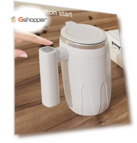 Automatic Stainless Steel Stirring Cup — Drink Stirrers