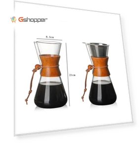 Heat-resistant glass coffee pot — Carafes & Pitchers